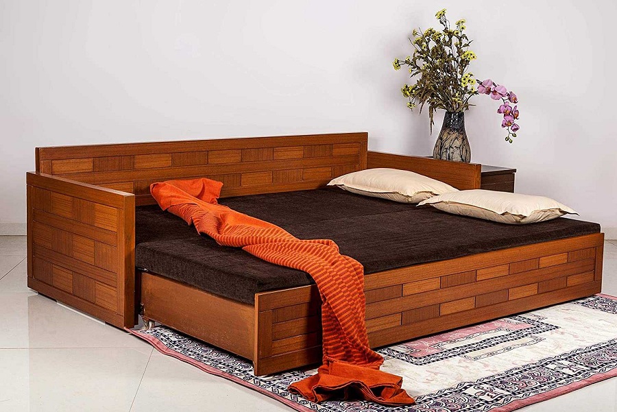 Wooden Sofa cum bed